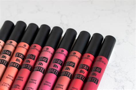 Essence Stay 8h Matte Liquid Lipstick Alle 9 Farben Mit Tragebildern