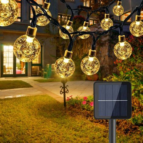 Minkurow Solar Lichterkette Outdoor Solar Lichterkette Mit Led