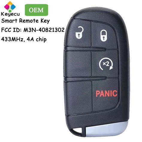 Keyecu Oem Smart Prox Remote Key With Button Mhz A Chip For Jeep