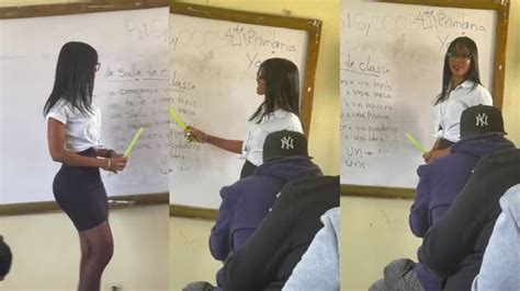 Video Maestra Se Hace Viral Y Enciende Las Redes Al Dar Clases Lcr