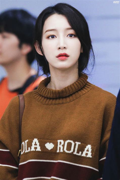 Hana Gugudan Kpop Hana Korean Girl Turtle Neck Sweaters Sally