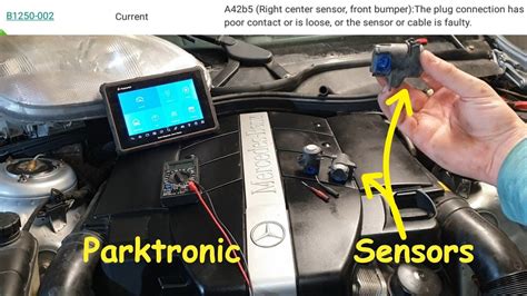 Mercedes Parktronic Problems Sensor Removal Scaning B On