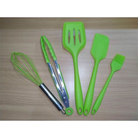 Jual Kitchen Silicone Utensil Utensils Set 5pcs 5in1 Turner Sutil