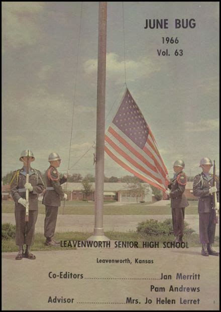 Explore 1966 Leavenworth High School Yearbook, Leavenworth KS - Classmates