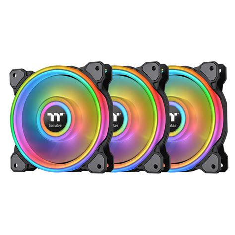 Thermaltake Riing Quad Mm Rgb Radiator Fan Tt Premium Edition