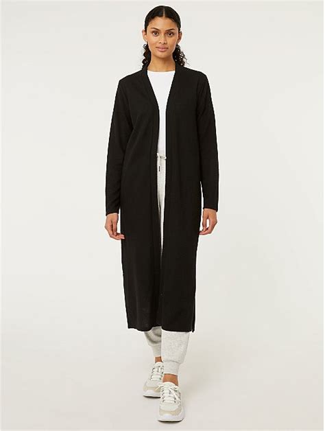 Black Longline Cardigan Women George At Asda