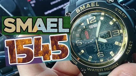 Reloj SMAEL 1545 Review INSTRUCCIONES Unboxing Del Reloj Militar