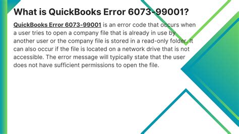 PPT The Ultimate Guide To Troubleshooting QuickBooks Error 6073 99001