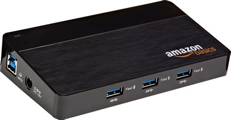 Amazon AmazonBasics 10 Port USB 3 0 Hub Electronics