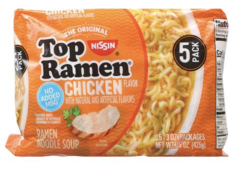 Nissin Top Ramen Chicken Flavored Noodle Soup