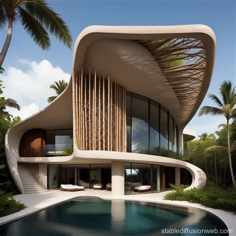 Zaha Hadid Inspired Eco Friendly Villa In Tulum S Modern Architecture