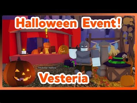 Playing New Vesteria HALLOWEEN Update 2023 Halloween Stand YouTube