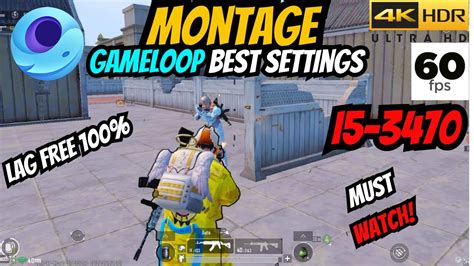 Gameloop Pubg Mobile Montage Best Settings Youtube