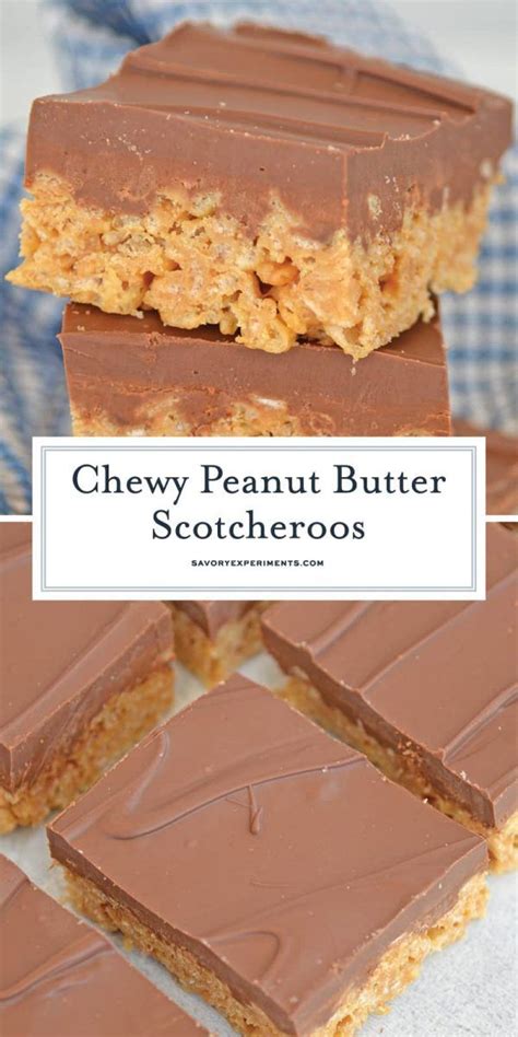 Classic Scotcheroos Made With Rice Krispies Peanut Butter Chocolate