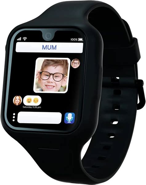 Moochies Smartwatch Pour Enfant Odyssey 4G Noir Hifi Lu