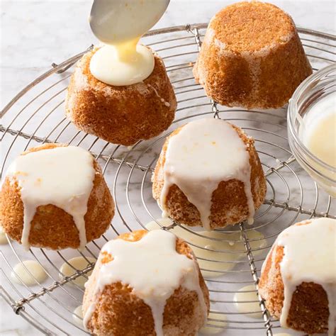 Mini Tea Cakes With Citrus Glaze Recipe For Kids Americas Test