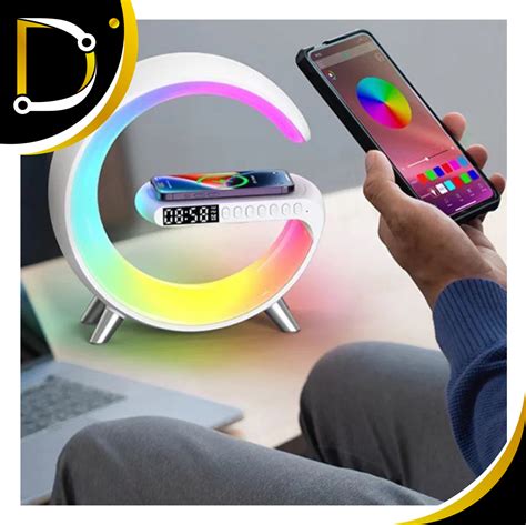 Lámpara Inteligente G63 Sound Machine Rgb Bluetooth Cargador Diza Online