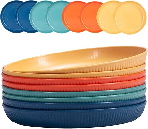 Lot De Assiettes Plates Cm Assiette Plastique Reutilisable