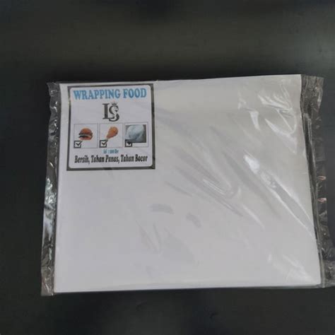 Jual Paper Rice Kertas Bungkus Nasi Putih Kfc Uk X Kota