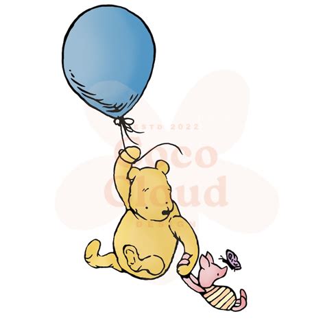 winnie  pooh piglet balloon clipart birthday invitations png