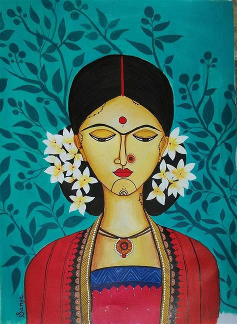 Indian Contemporary Painting Painting By Sanya Kumari Pixels