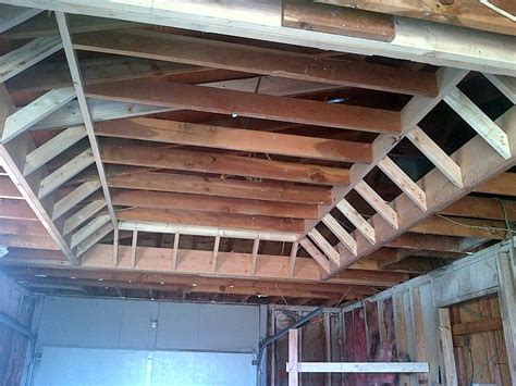 How To Raise Ceiling Joists In Garage