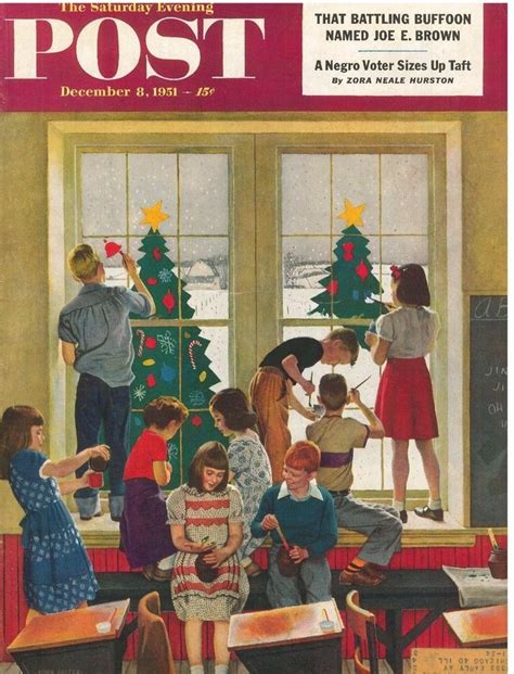 The Saturday Evening Post December 8 1951 John Falter C B Kelland And T Walsh Saturday Evening