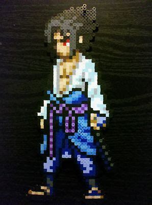 Sasuke Chidori Pixel Art Minecraft