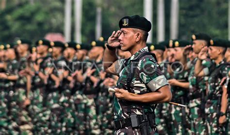 Tni Ad Gelar Apel Pangamanan Pemilu Di Jakarta Antara Foto