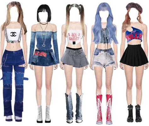 kpop fame dr shifting five members stage outfit | Stage outfits, Kpop outfits, Kpop fashion outfits