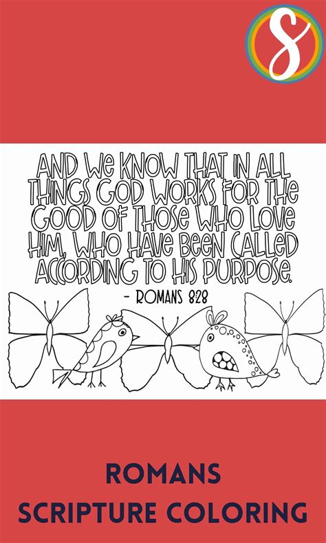 Free Romans Scripture Coloring Pages — Stevie Doodles