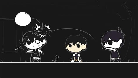 Sunny And Omori And Omori Chilling In Blackspace Omori