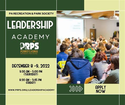 2022 Leadership Academy Pennsylvania Recreation And Park Society