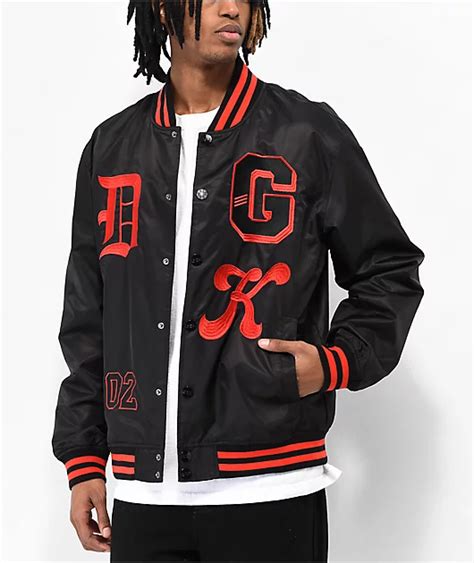 DGK Devotion Red & Black Varsity Jacket