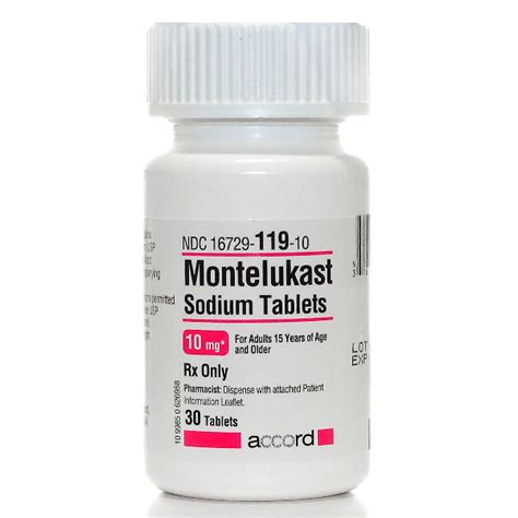 Montelukast Sodium 10mg Rx Products