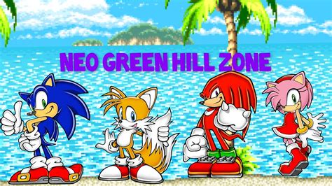 Sonic Advance Neo Green Hill Zone Act 1 Sonictailsknuckles And