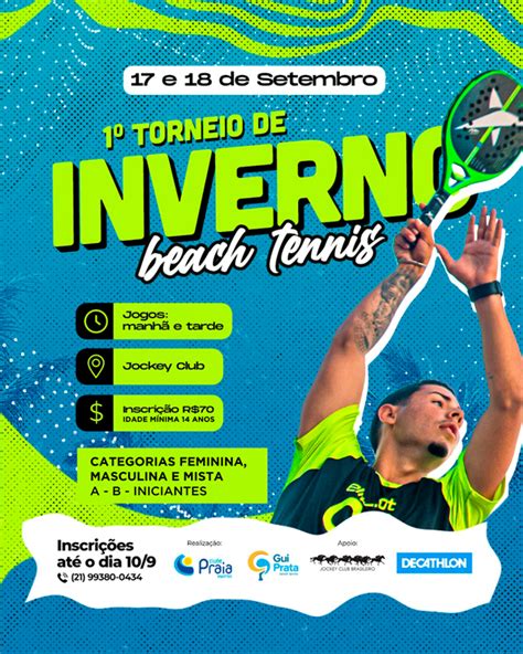 Vem aí o Torneio Beach Tennis de Inverno 17 e 18 09 JCB Informa