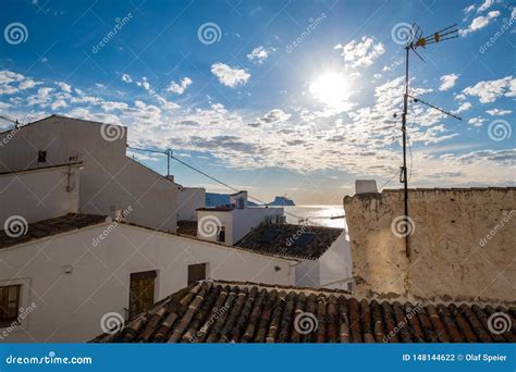 Altea old town stock photo. Image of horizontal, resort - 148144622