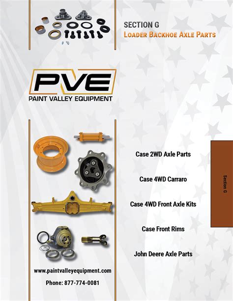 Loader Backhoe Front Axle Parts - Paint Valley Equipment