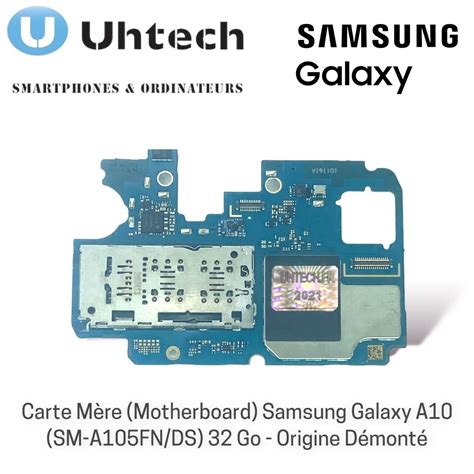 Carte mère Carte Mère Motherboard Samsung Galaxy A10 SM A105FN DS