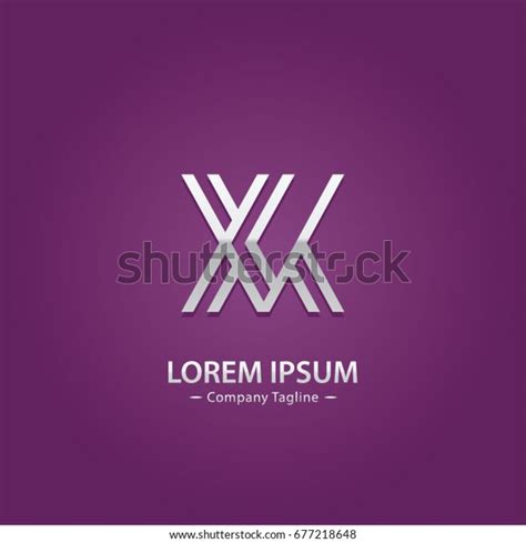 Abstract Logo Design Combinations Letter X Stock Vector Royalty Free 677218648 Shutterstock