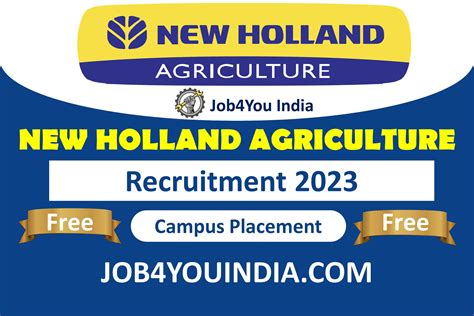 New Holland ITI Diploma Recruitment 2023 New Holland Company म