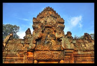 Siem Reap K Banteay Srei Tempel Door Lintel 02 Banteay S Flickr