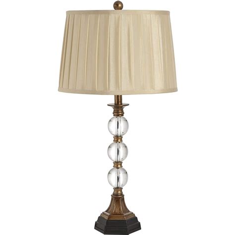 16385 Elegant Glass Crystal Table Lamp Interior Flair