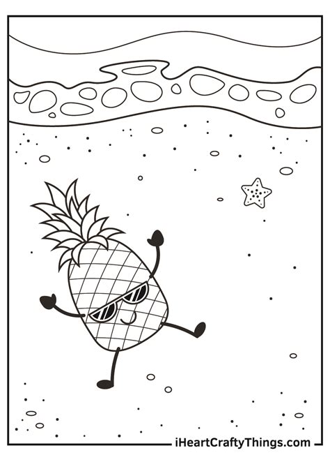 Pineapple Coloring Pages (Updated 2021)