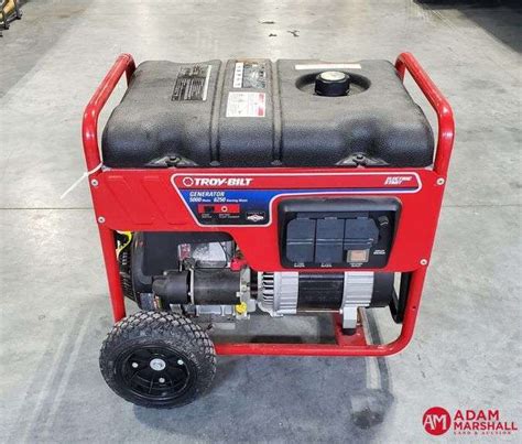 Troy Bilt Model 030343 Generator 5000 Watts Wbriggs And Stratton 1450 Engine Adam Marshall