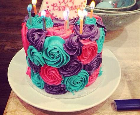 Pin By Cienna On Foooooooood Cute Birthday Cakes Th Birthday Cake