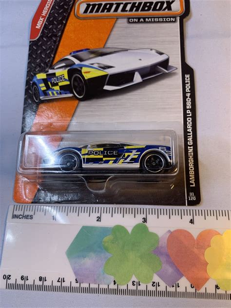 Matchbox Mbx Heroic Rescue Lamborghini Gallardo Lp Police