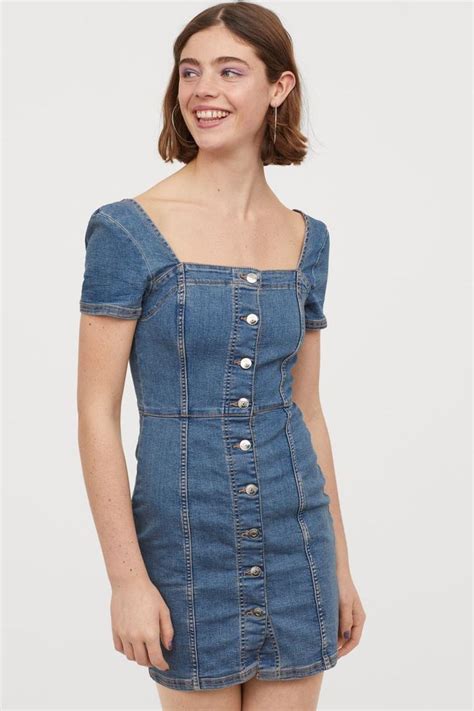 Denim Dress Denim Blue Ladies Handm Us Denim Dress Casual