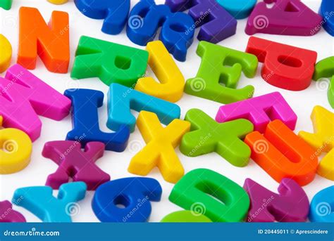 Magnetic alphabet letters stock image. Image of colorful - 20445011